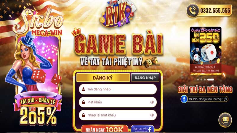 Các tính năng đặc biệt của game bài Rikvip